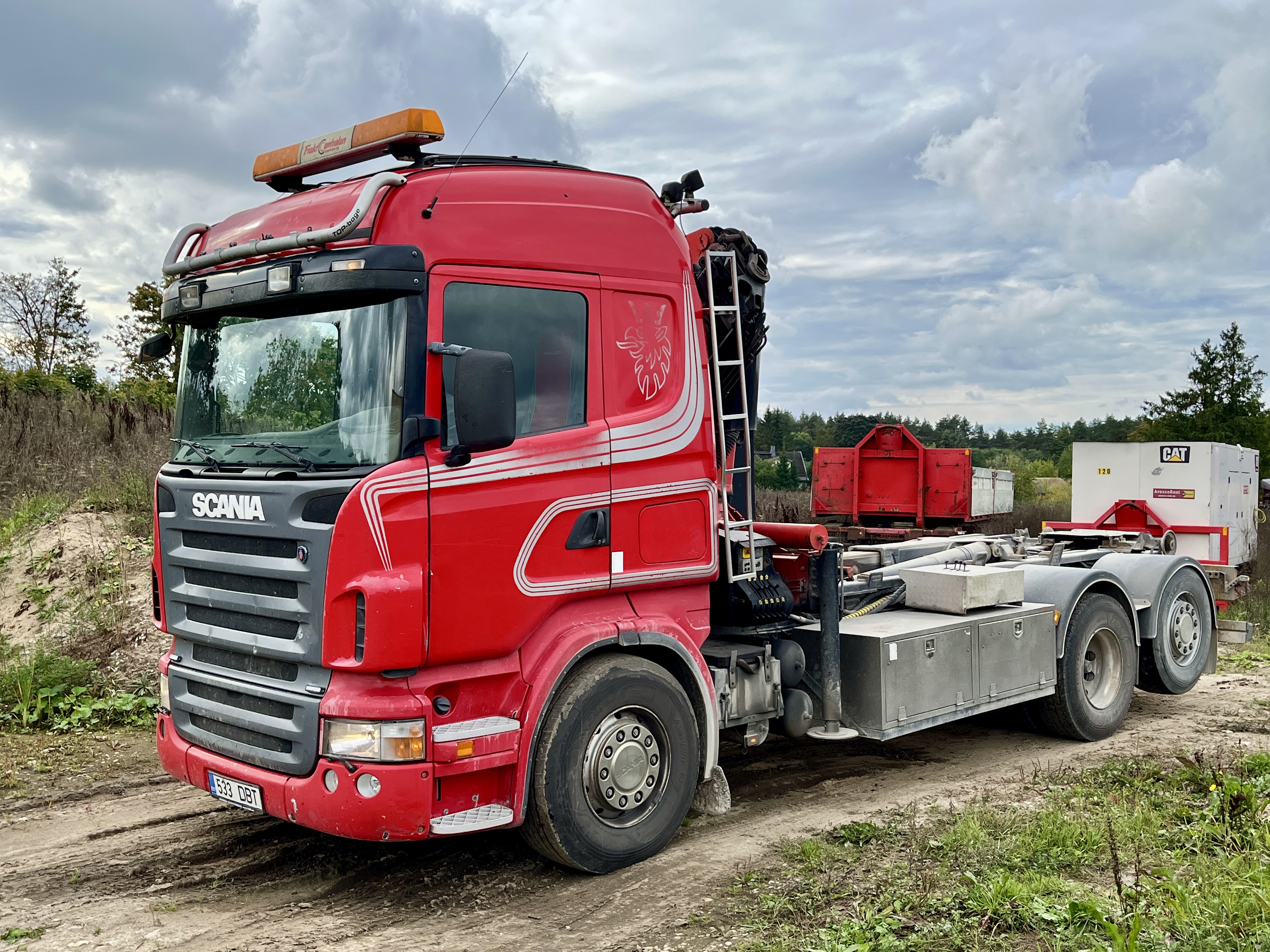 SCANIA R 470 6X2*4 + Palfinger + Hook Lift - KBAuctions