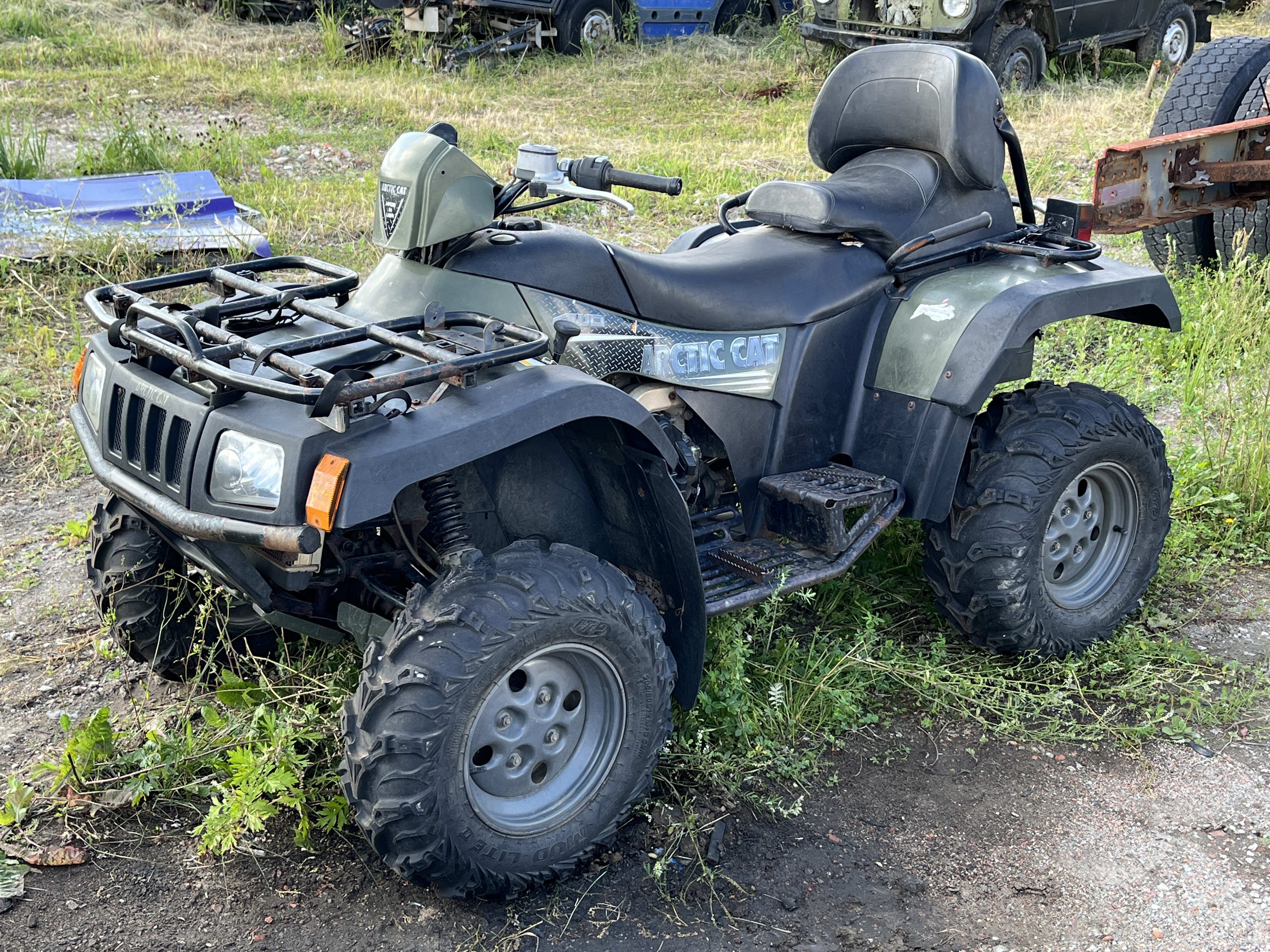 Vorne & Hinten Bremsbeläge Von Cyleto Für Arctic Cat 500 4x4 Auto / TBX / TRV (2005-2008) – Semi-metallisch